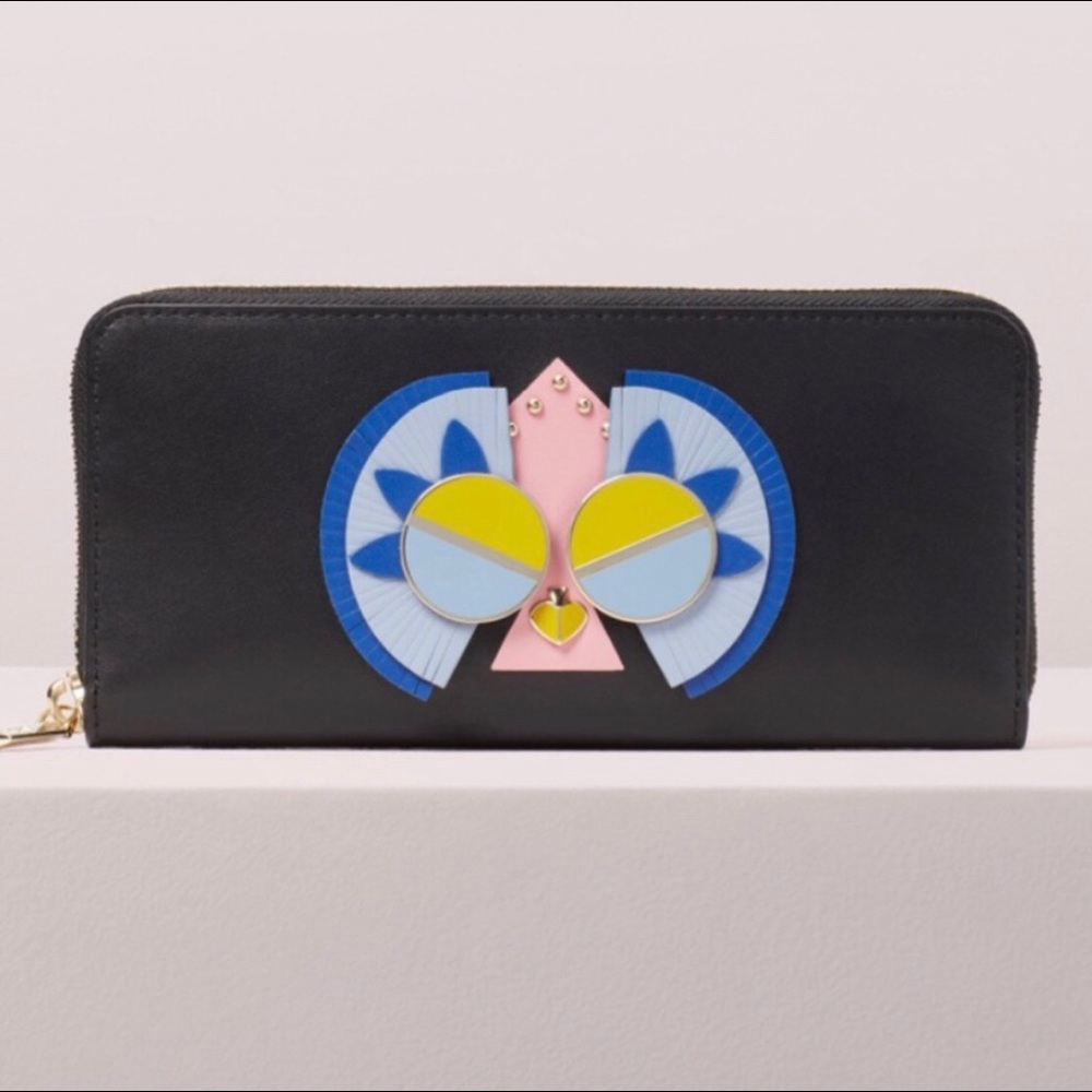 NWT kate spade peacock wallet